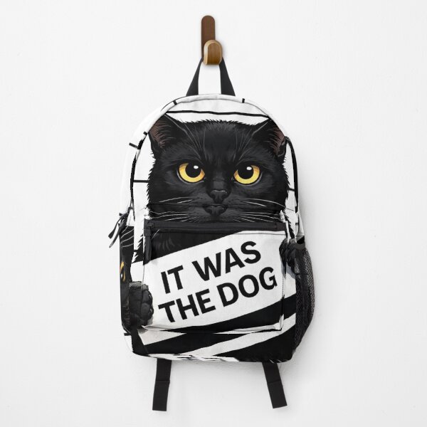 Item preview, It Was The Dog – Guilty Cat Mugshot designed and sold by Snurly.