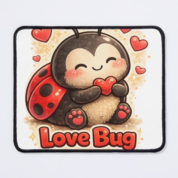 Item preview, Love Bug Cute Ladybug Valentine Design designed and sold by GeaSupplyStudio.