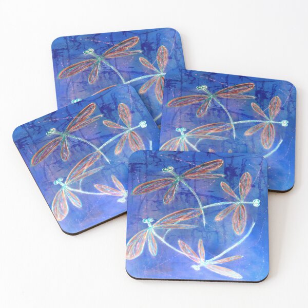 Item preview, Indigo Haze Dragonfly Flit designed and sold by lyndseyart.
