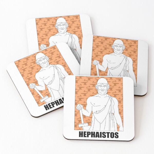 Artikelvorschau, Illustrationsdesign zum griechischen Gott Hephaistos entworfen und verkauft von WildVault.