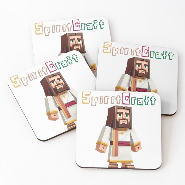 Item preview, SpiritCraft Minecraft Jesus - Cute Blocky Lego Style Art Print designed and sold by DesignArtist.ia.