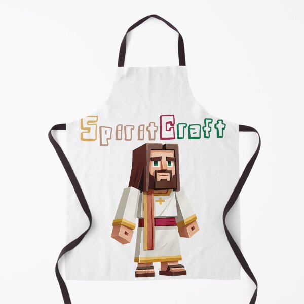 Item preview, SpiritCraft Minecraft Jesus - Cute Blocky Lego Style Art Print designed and sold by DesignArtist.ia.