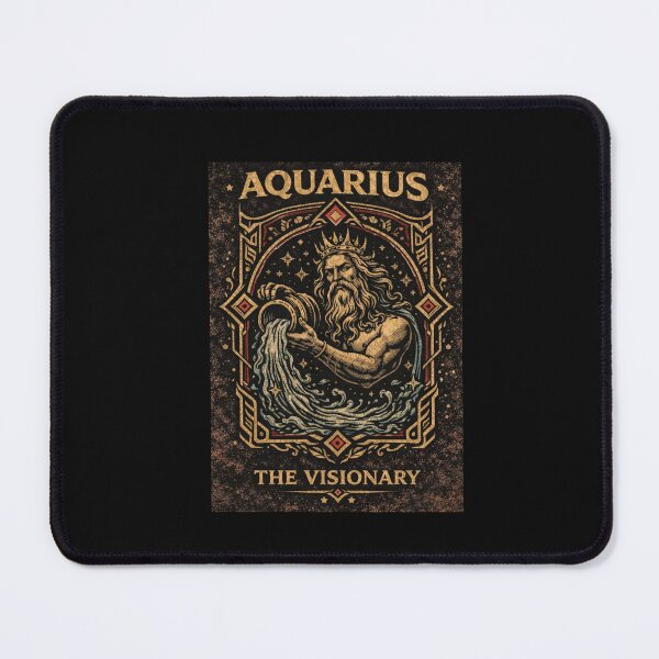 Item preview, Aquarius Street Zodiac – The Visionary | Slavic Water Bearer designed and sold by Mosogoloso.