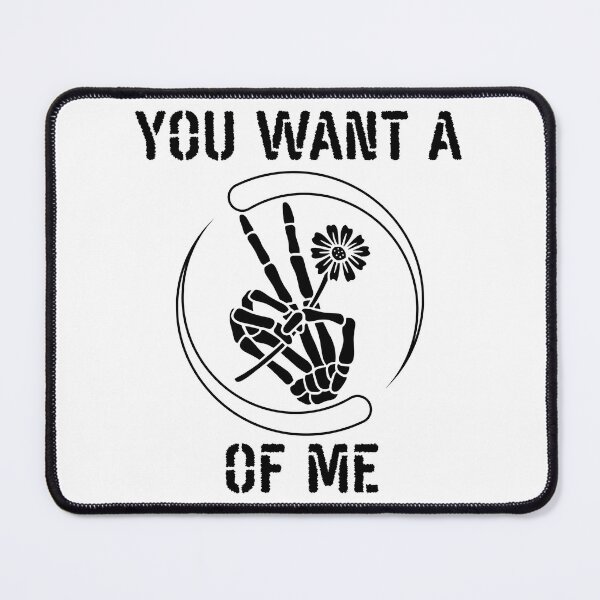 Item preview, You Want Peace Of Me – Peace & Mindful Quote | Funny & Motivational Graphic Tee designed and sold by Teetreasure2.