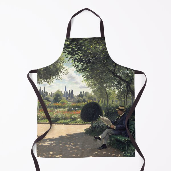 Item preview, Adolphe Monet Reading in the Garden designed and sold by artdesignsnow.