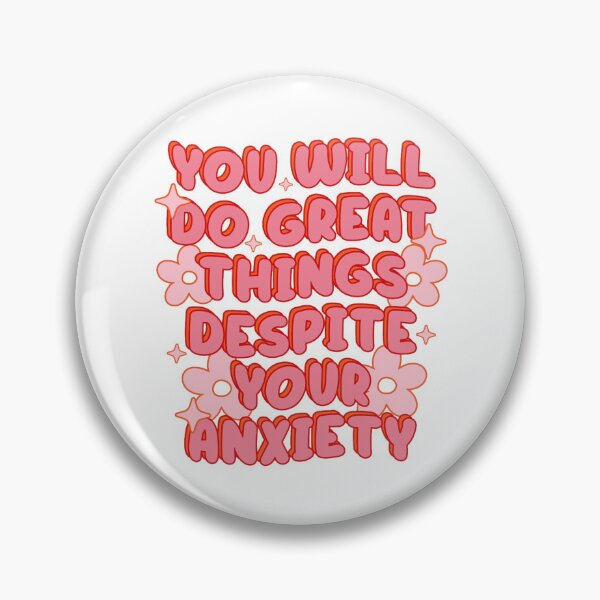 Item preview, you will do great things despite your anxiety - motivational quote design designed and sold by JinxyArtistry.
