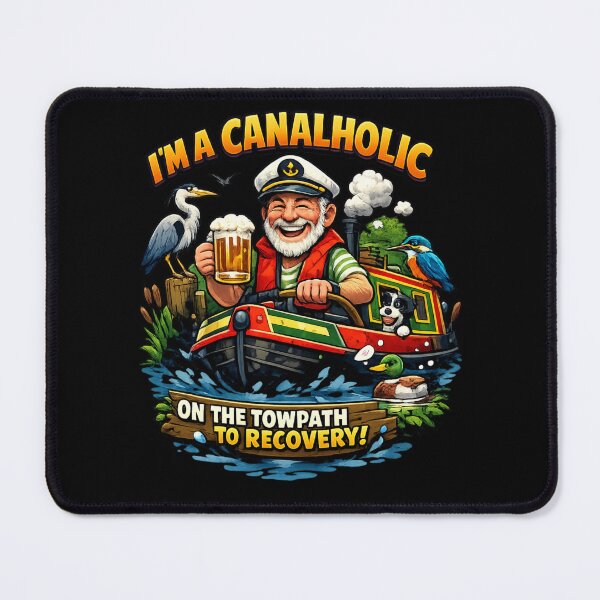 Item preview, Funny Canal Boater Gift Design for Narrowboat Lovers designed and sold by Tender Flower Clothing.