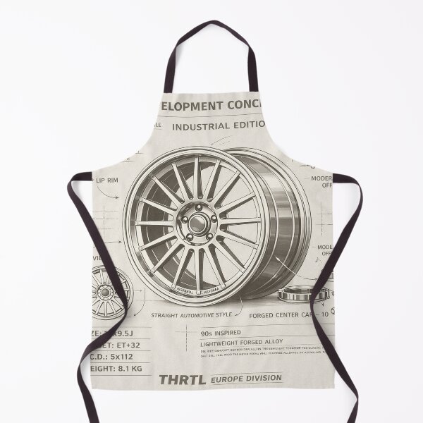 Item preview, EDC-19 Industrial Edition – 90s Performance Forged Development Concept Blueprint Poster designed and sold by ClassicThrottle.
