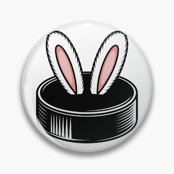 Item preview, Bunny Ears in hockey puck designed and sold by jkrphoto.