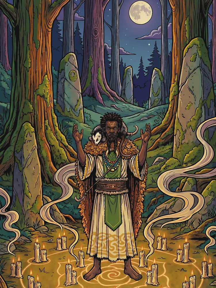 Thumbnail 5 of 5, iPhone Case, Geomancer Ritual designed and sold by Reve-Rustique.