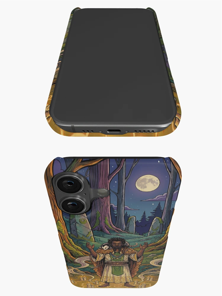 Thumbnail 3 of 4, iPhone Case, Geomancer Ritual designed and sold by Reve-Rustique.