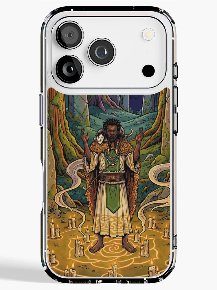 Thumbnail 1 of 5, iPhone Case, Geomancer Ritual designed and sold by Reve-Rustique.