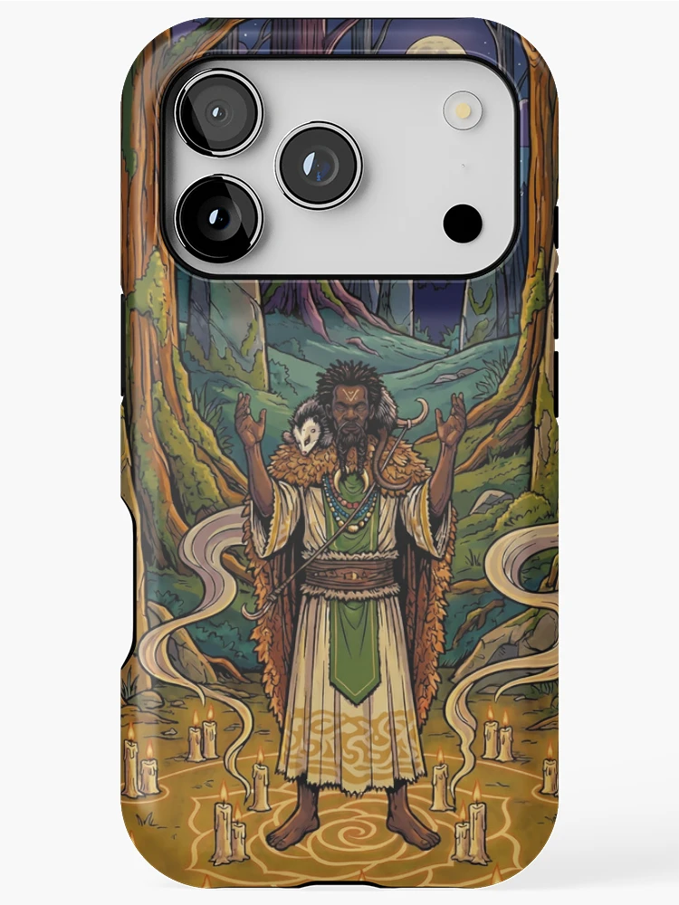 Thumbnail 1 of 4, iPhone Case, Geomancer Ritual designed and sold by Reve-Rustique.