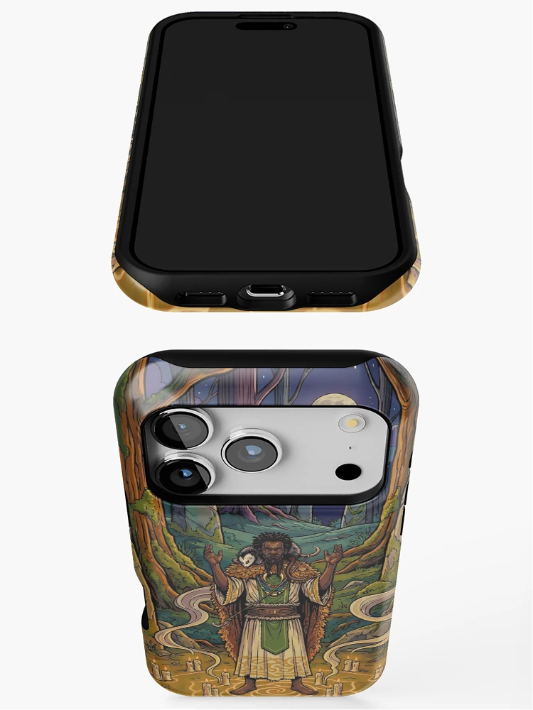 Thumbnail 3 of 4, iPhone Case, Geomancer Ritual designed and sold by Reve-Rustique.