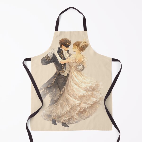 Item preview, Masquerade Waltz – Regency Dancing Couple Illustration designed and sold by BumbleVee ☀️.