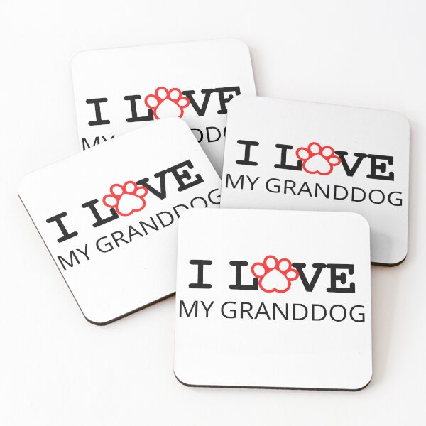 Item preview, I Love my Granddog, dog grandparent, Dog Lover, grandparent gift, granddog lover gift, cute pet lover designed and sold by sirina2796.