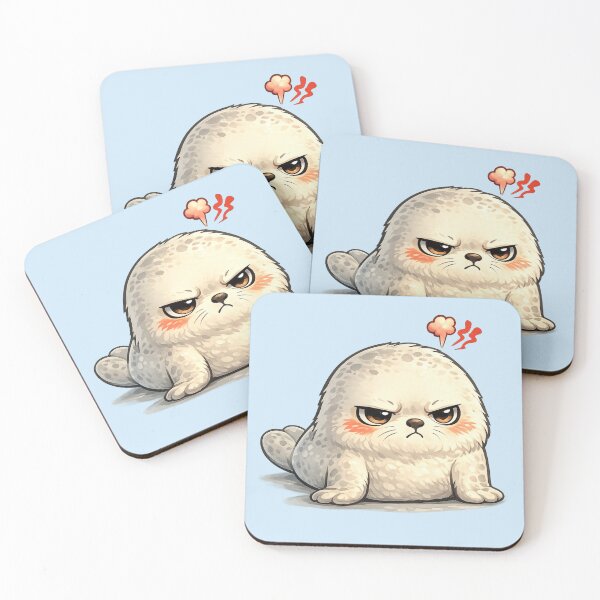 Item preview, Grumpy Baby Seal designed and sold by Ivy-Triggs.