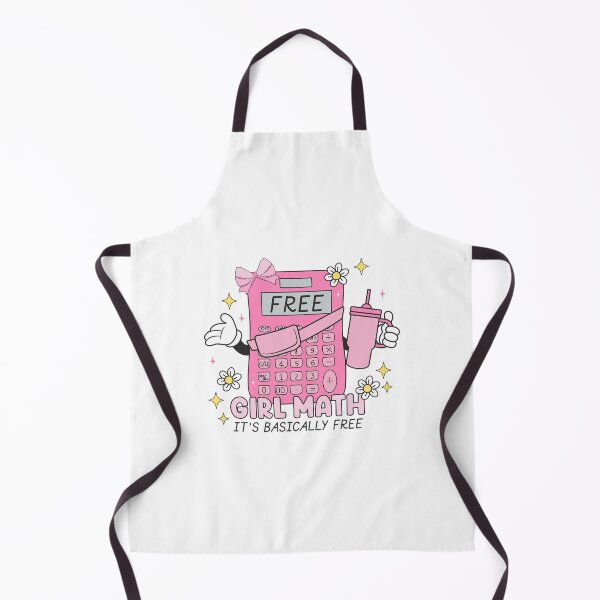 Item preview, girl math it's basically free - pink calculator cute girly quote designed and sold by JinxyArtistry.
