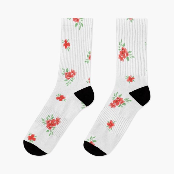 Artikelvorschau, Nahtloses Aquarellmuster mit roten Blumen entworfen und verkauft von FashioonTrends.