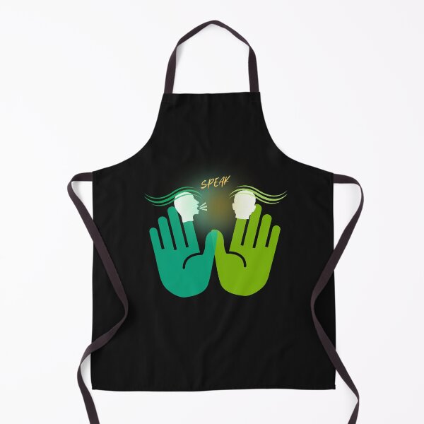 Item preview, Speak – Funny Green Hand Puppet Communication Design designed and sold by Aquarius-club.