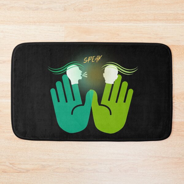 Item preview, Speak – Funny Green Hand Puppet Communication Design designed and sold by Aquarius-club.