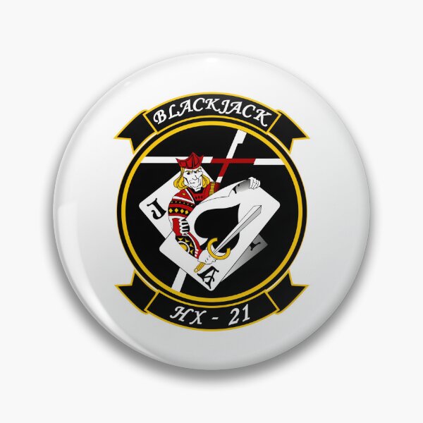 Item preview, HX-21 Blackjack Squadron Military Emblem designed and sold by CharlieDesings.