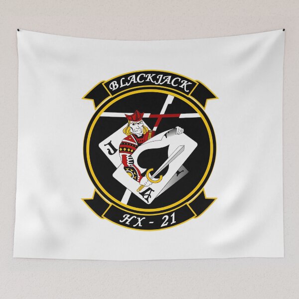 Item preview, HX-21 Blackjack Squadron Military Emblem designed and sold by CharlieDesings.