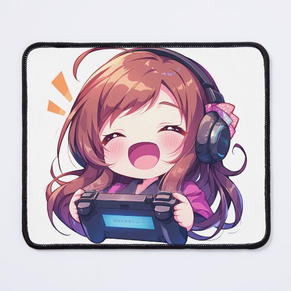 Item preview, Yugiri Zombieland Saga Anime Girl Cute Chibi Playing Video Game designed and sold by earlobejerk.