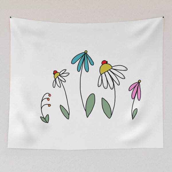 Item preview, Wildflowers Lady Bugs designed and sold by Prints by Jen Star.