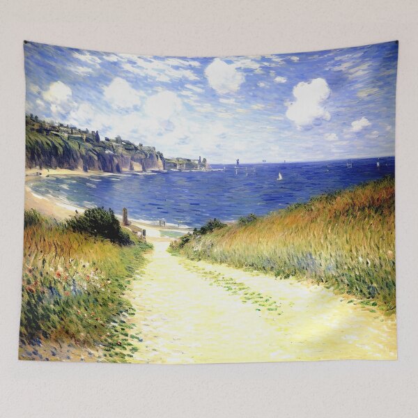 Item preview, Alley Near Pourville: Sunlit Garden Path designed and sold by artdesignsnow.