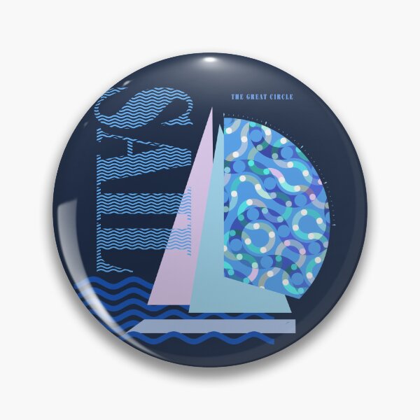 Item preview, The Great Circle Twilight | Abstract Nautical Sailboat  designed and sold by WestIndigo.