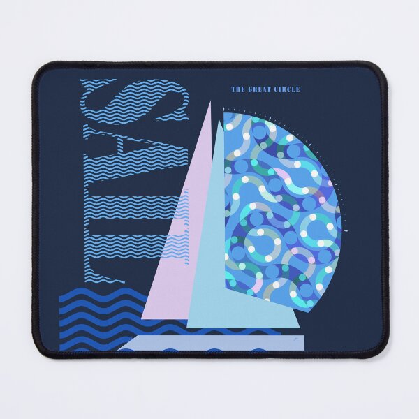 Item preview, The Great Circle Twilight | Abstract Nautical Sailboat  designed and sold by WestIndigo.