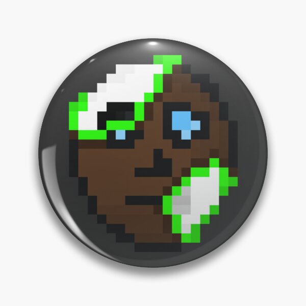 Item preview, BlankHead - Green Neon Patch (Transparent) designed and sold by AngeloPixels.