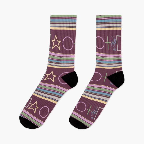 Item preview, Zener Card Symbols on Deep Mauve  designed and sold by JaygiesDesign.