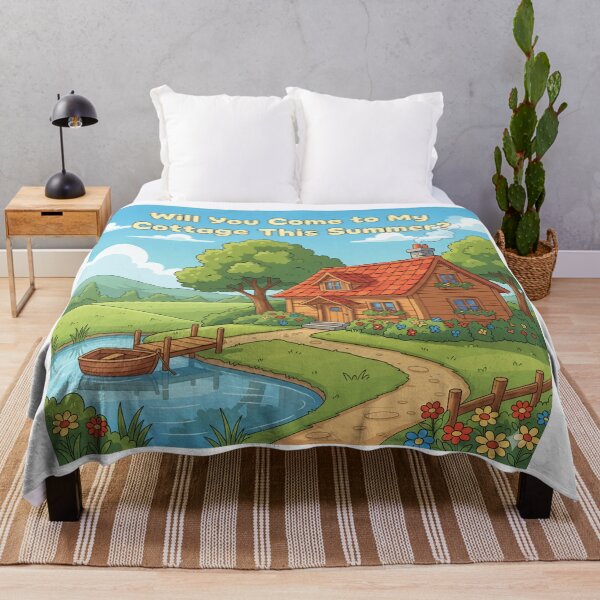 Item preview, Will You Come To My Cottage This Summer designed and sold by Art for Every Person.