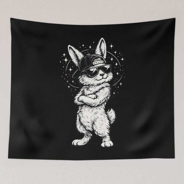 Item preview, Hip Hop Bunny – Urban Streetwear Rabbit Graphic | Cool Music & Dance Tee & Gifts designed and sold by Teetreasure2.