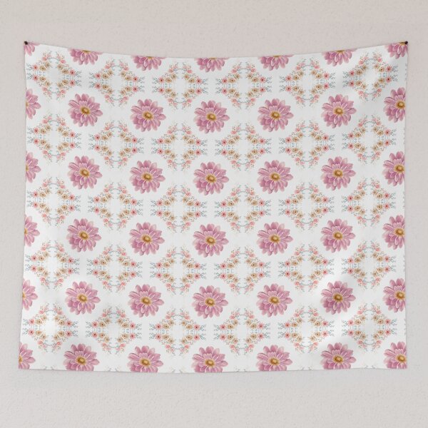 Item preview, Floral Pink Pattern designed and sold by Kim_Graphic-Design.