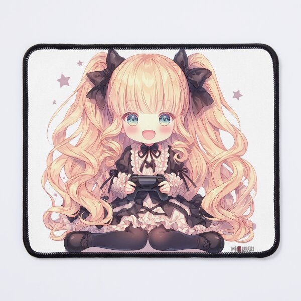 Artikelvorschau, Kirakishou Rozen Maiden Anime Girl Cute Chibi Playing Video Game entworfen und verkauft von earlobejerk.