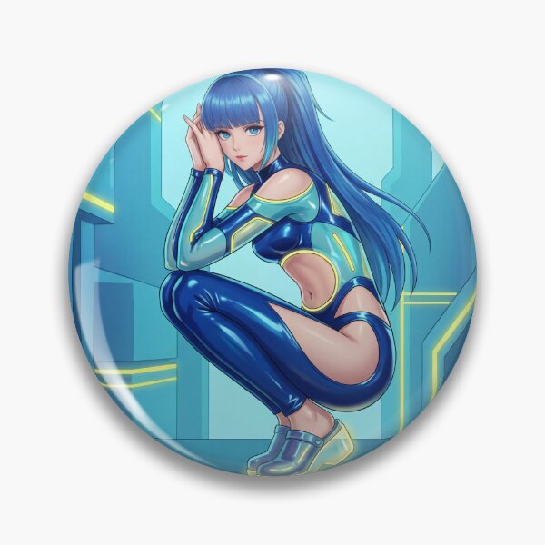 Item preview, Electric Muse – Cyberpunk Fashion Portrait designed and sold by stereonut.