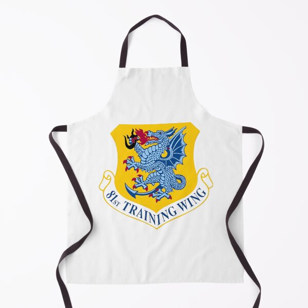 Item preview, 81st Training Wing Keesler AFB Military Heraldic Dragon Shield designed and sold by CharlieDesings.