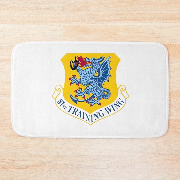 Item preview, 81st Training Wing Keesler AFB Military Heraldic Dragon Shield designed and sold by CharlieDesings.