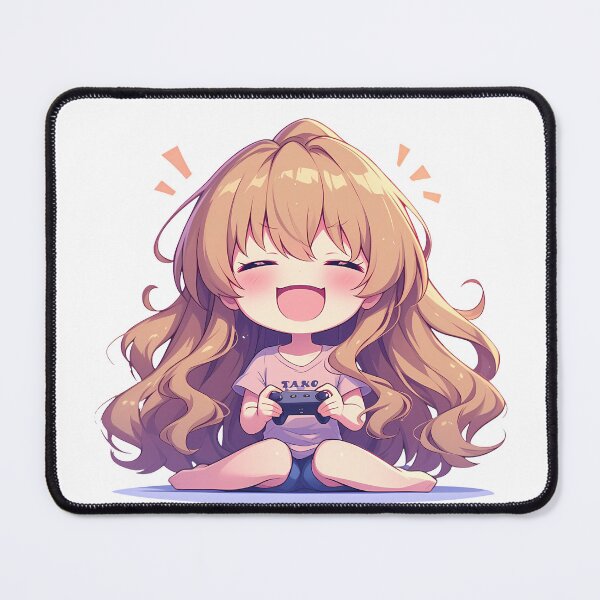 Item preview, Taiga Aisaka Toradora Anime Girl Cute Chibi Playing Video Game designed and sold by earlobejerk.