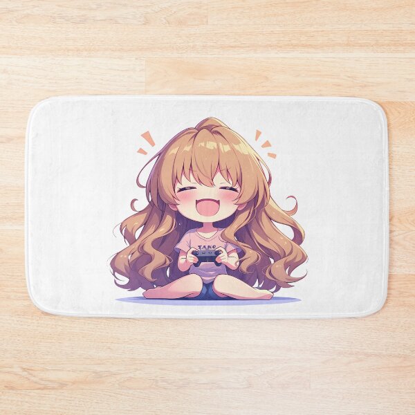 Item preview, Taiga Aisaka Toradora Anime Girl Cute Chibi Playing Video Game designed and sold by earlobejerk.