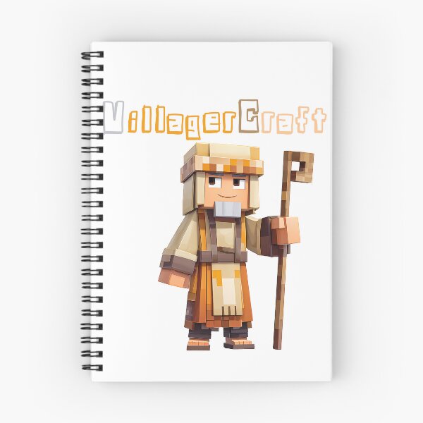 Item preview, VillagerCraft Minecraft Villager - Cute Blocky Lego Style Art Print designed and sold by DesignArtist.ia.