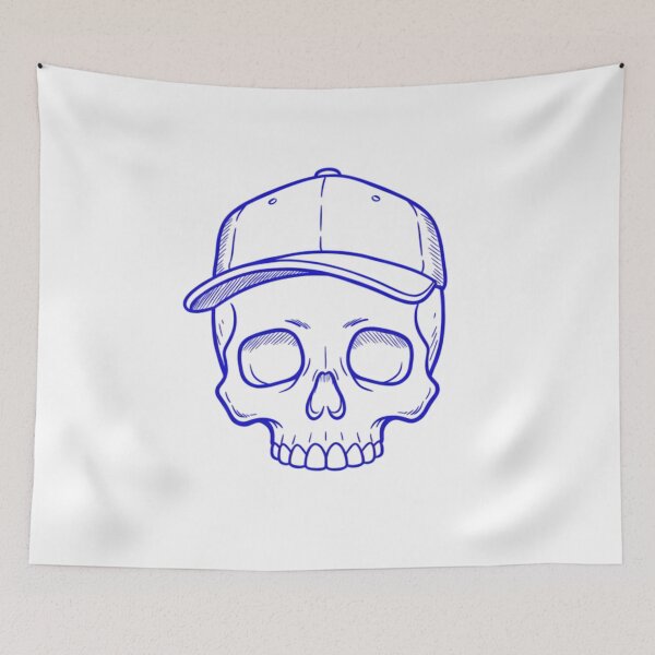 Item preview, Classic 90s Skull Doodle Art designed and sold by crazygoose30.
