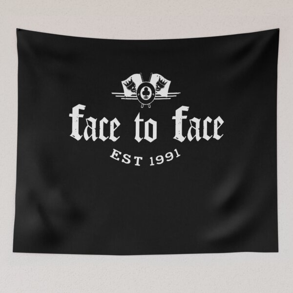 Aperçu de l'œuvre « Face To Face Designrock Band » créée et vendue par emersoneloy.