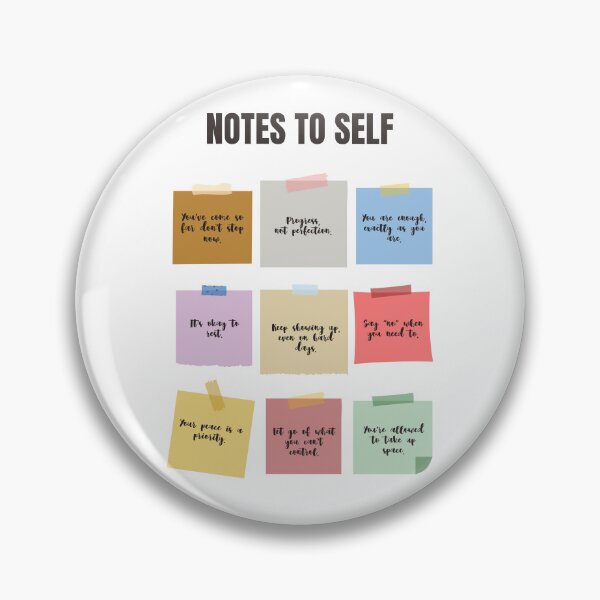 Item preview, Notes to Self designed and sold by Dondonmart.