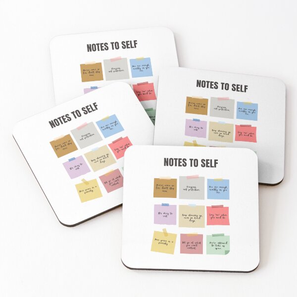 Item preview, Notes to Self designed and sold by Dondonmart.