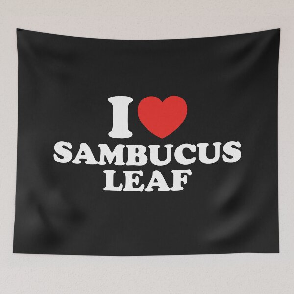 Item preview, I Love Sambucus Leaf designed and sold by shitpostee.