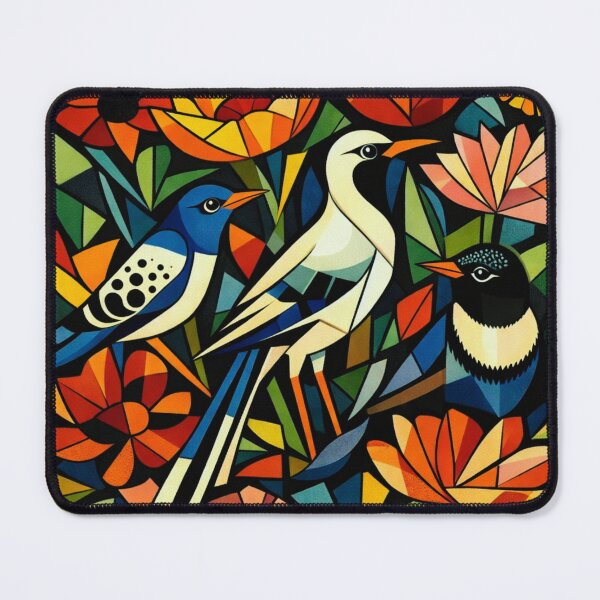 Item preview, Colorful Birds In Flower Garden designed and sold by Sizani.